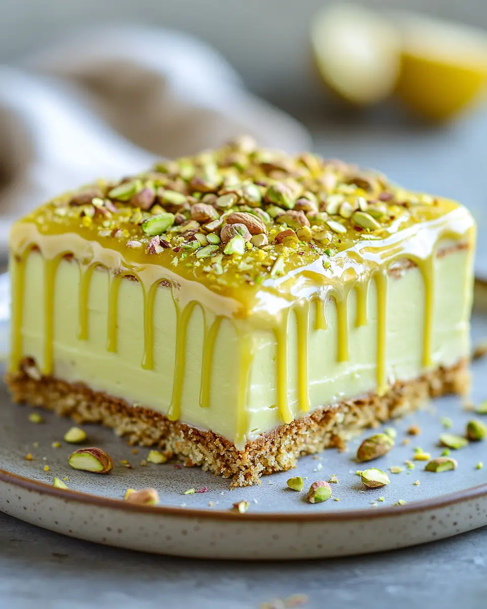 Pistazien-Zitronen-Gâteau: The Perfect Zesty Delight at Home