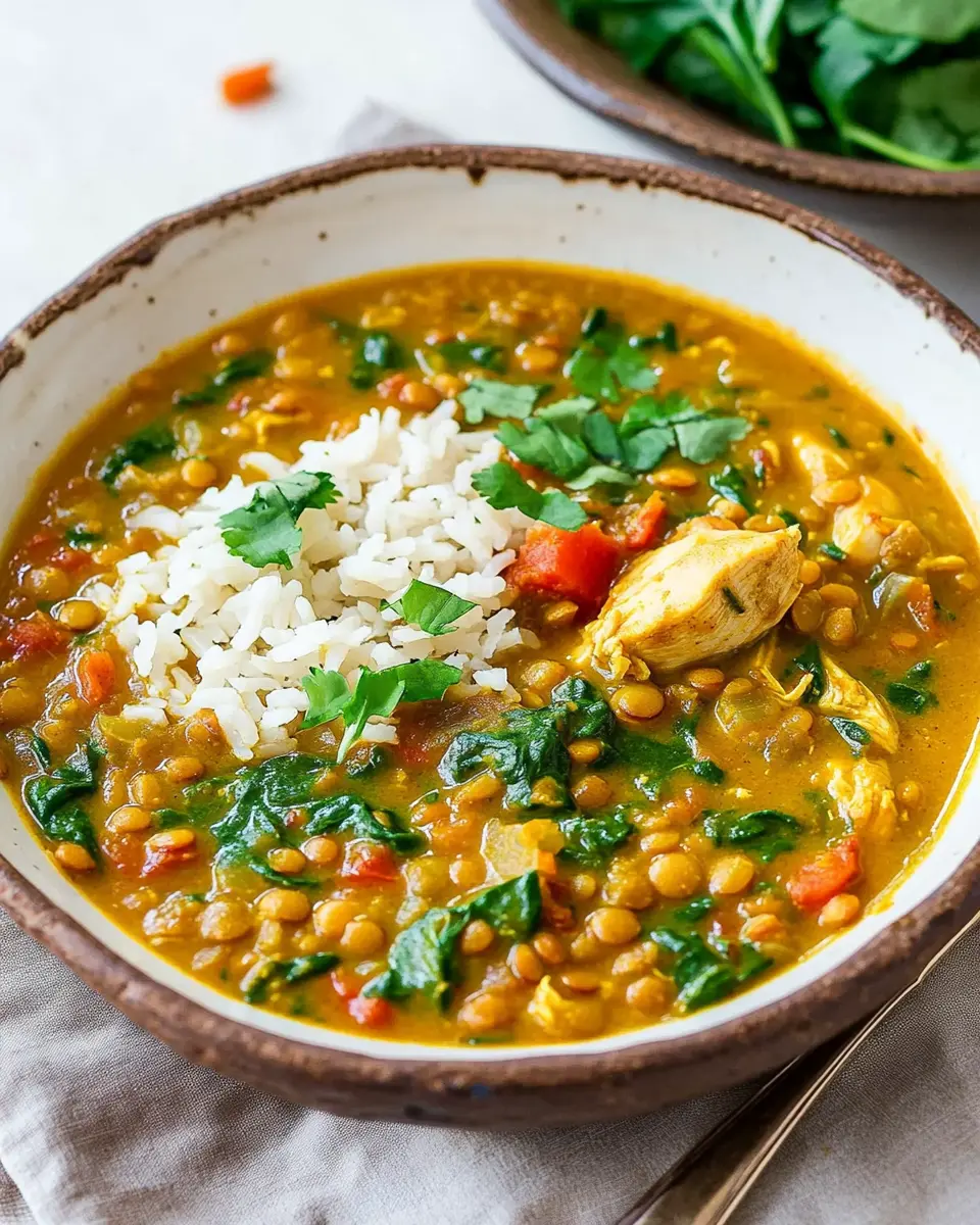 Kurkuma Hühnchen Linsensuppe: Deliciously Nourishing Comfort